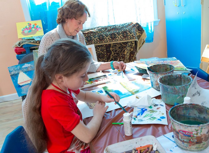 Drawing Class at Shostakovich School (photo 19)