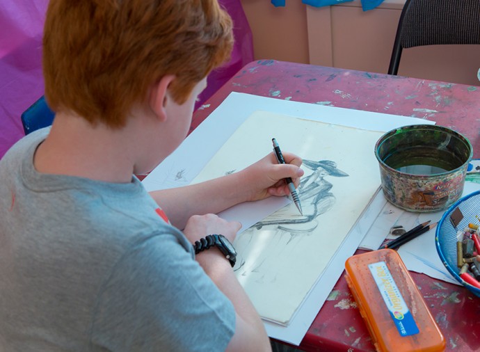 Drawing Class at Shostakovich School (photo 14)