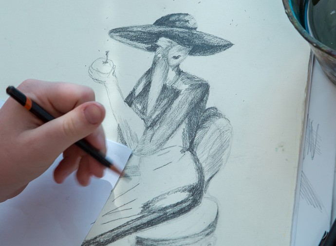 Drawing Class at Shostakovich School (photo 9)