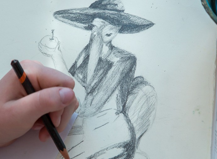 Drawing Class at Shostakovich School (photo 5)