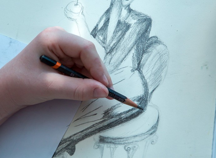 Drawing Class at Shostakovich School (photo 3)