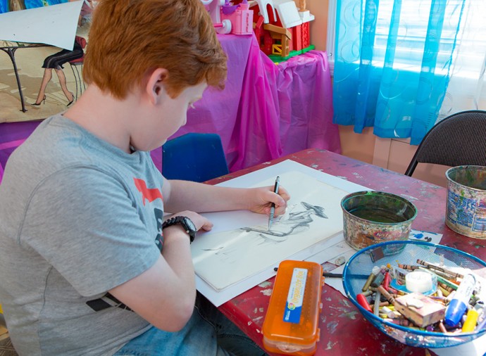 Drawing Class at Shostakovich School (photo 4)